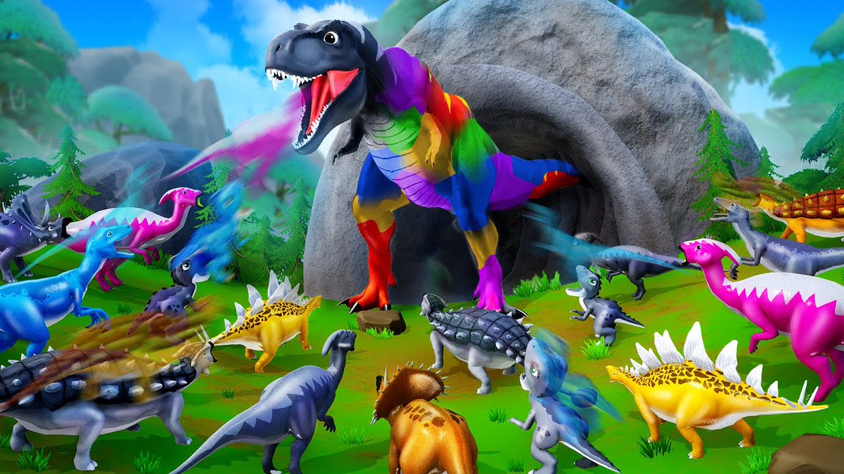Black Evil Trex vs 3 Super Color Trex Dinos to save Dinosaurs | Jurassic Dinosaurs Fights Cartoons
youtu.be/VqTKyaWmJkU?si…
#colordinosaurs #superdino #jurassicworld #dinosaurvideos #dinosaurfights #funnydinosaurs #jurassicworlddominion #dinosaurgames #jurassicpark
