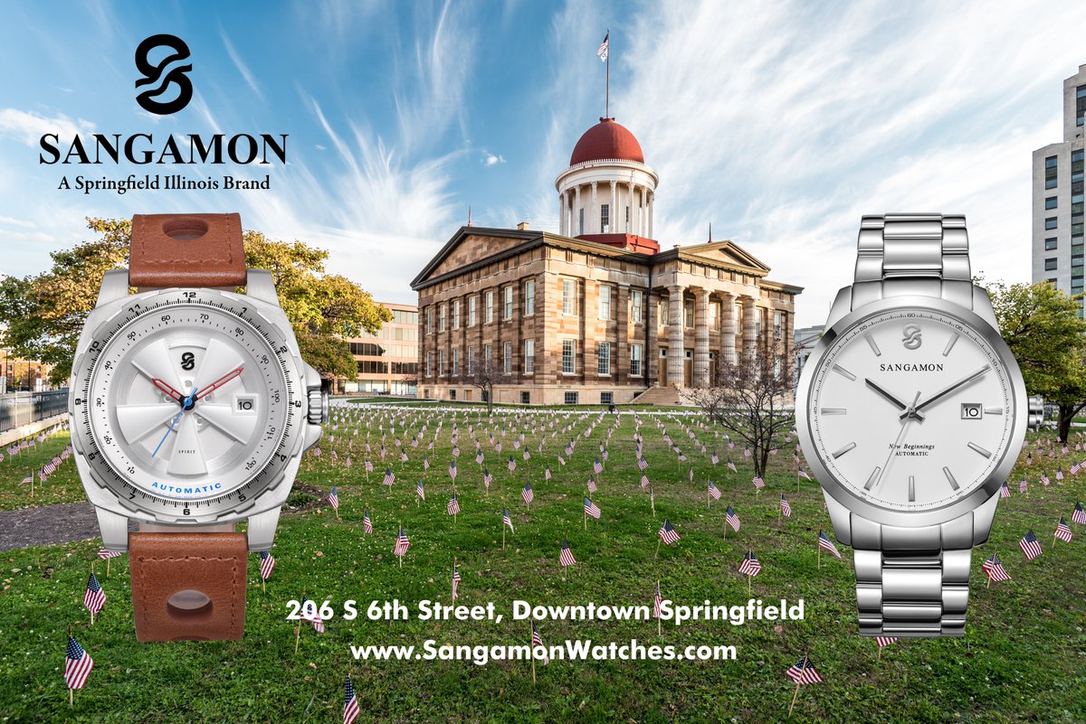 SangamonWatches's tweet image. Ticker trouble? No sweat!  Sangamon Watches' new Watch Repair &amp;amp; Service Center is now open downtown Springfield Illinois! 🪛 Get expert repairs, routine maintenance &amp;amp; free estimates for all your watches. #SpringfieldIL #WatchLife #TimelessExpertise