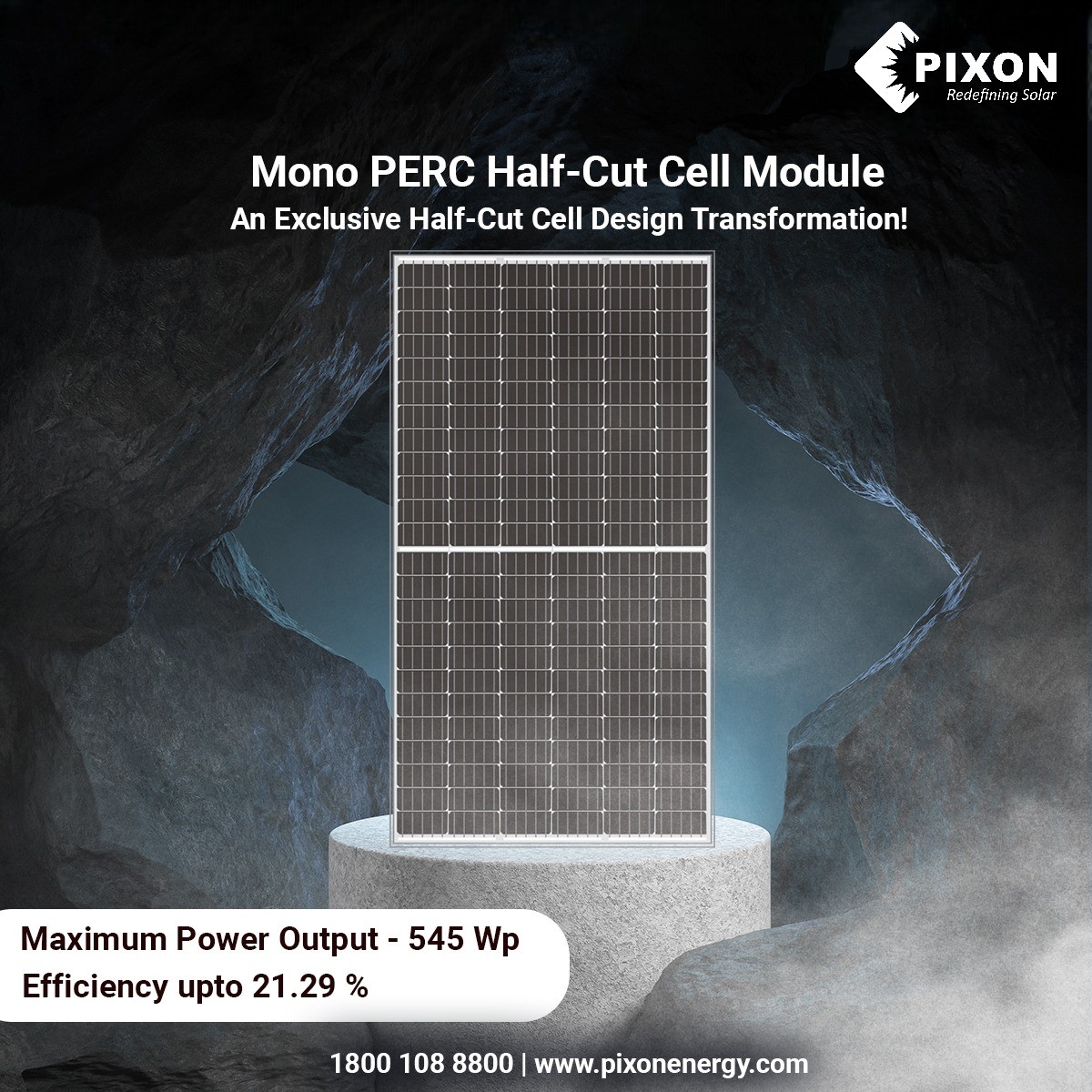 Where excellence meets innovation!

Experience unmatched efficiency with our Mono Perc Half Cut Cell Module - A solar innovation designed for superior performance. 

#pixonsolar #solarpower #modulemanufacturer #solarmodules #solarpanels #sustainablefuture #solarenergy