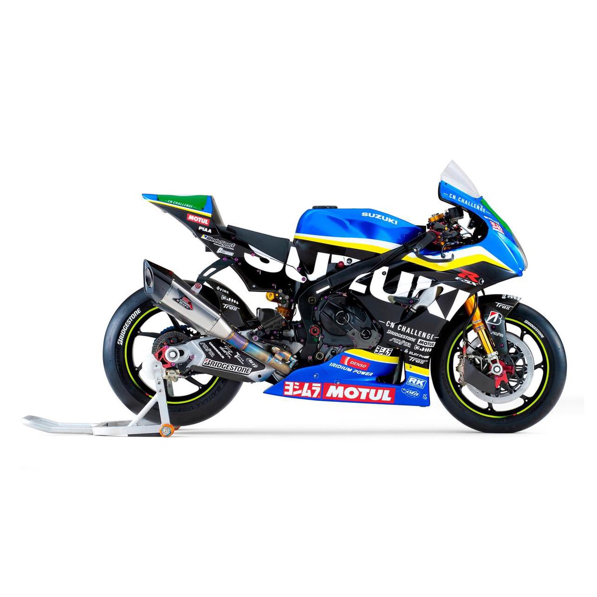teamsuzukicn's tweet image. お知らせです。
4月5〜7日開催の名古屋モーターサイクルショーで、チームスズキCNチャレンジのマシンが展示される予定です。
スズキブースでぜひご覧ください。