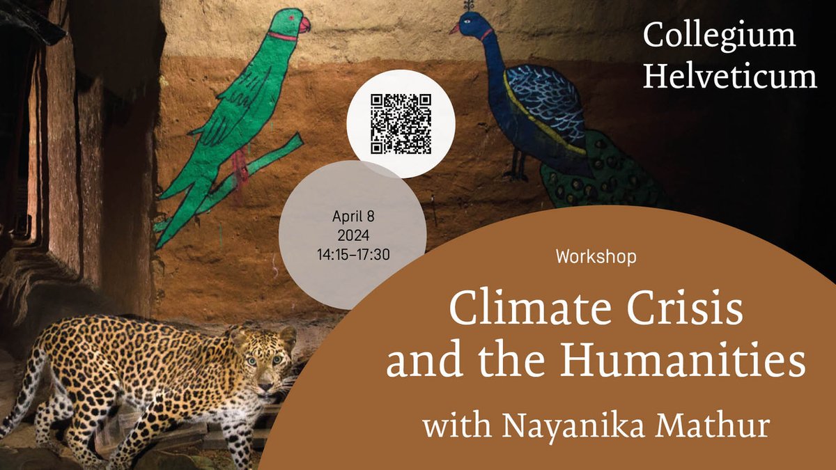 Climate Crisis and the Humanities @CHelveticum collegium.ethz.ch/veranstaltunge…
