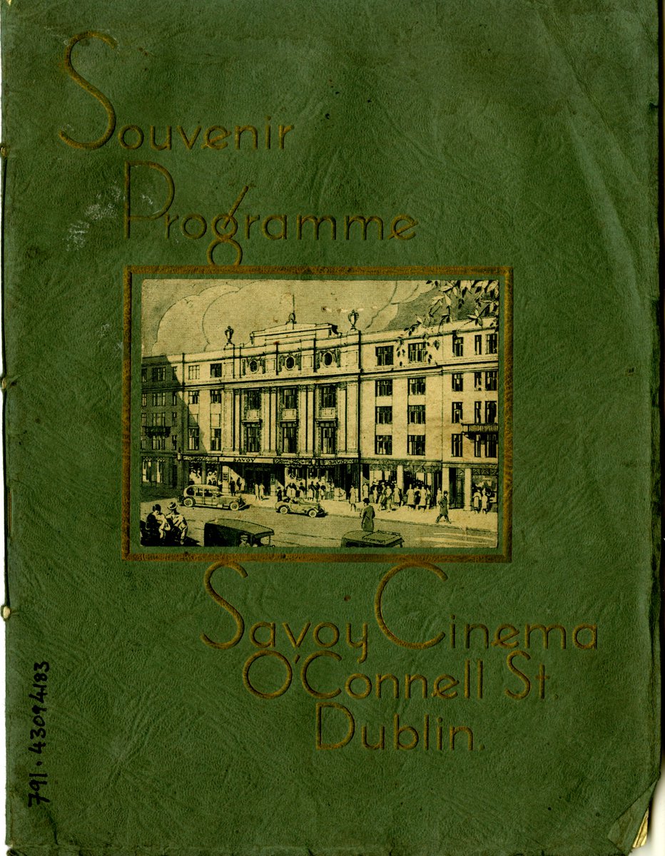 Historian in Residence Katie Blackwood (@kayteebla) recounts her research into ‘The Savoy Cinema souvenir programme’ during her recent visit to the @DCLAReadingRoom . Read full blog: bit.ly/3VB59Cg @dubcilib