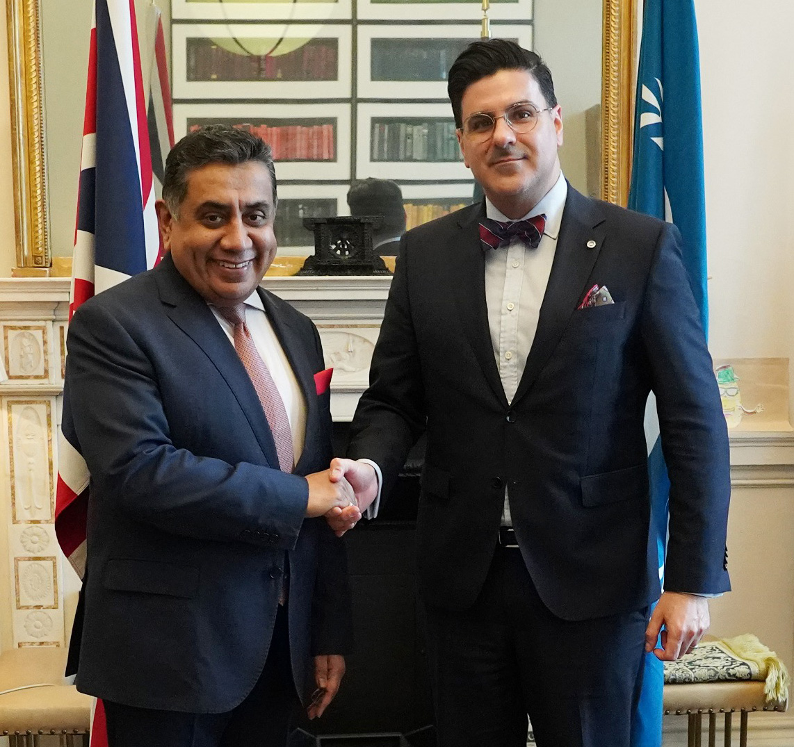 #BuildingSupport: #ICC thanks #UnitedKingdom for voluntary contribution to its Special Fund for Security, to reinforce the Court’s cyber security. 📷 ICC Registrar Osvaldo Zavala Giler met with Minister of State Lord (Tariq) Ahmad of Wimbledon @tariqahmadbt @GOVUK