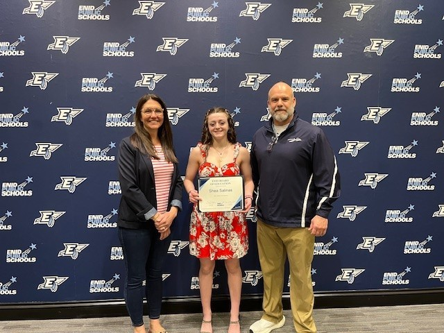 The board recognized Shea Salinas as a 6-A Female Wrestling State Qualifier. We are so proud of her.