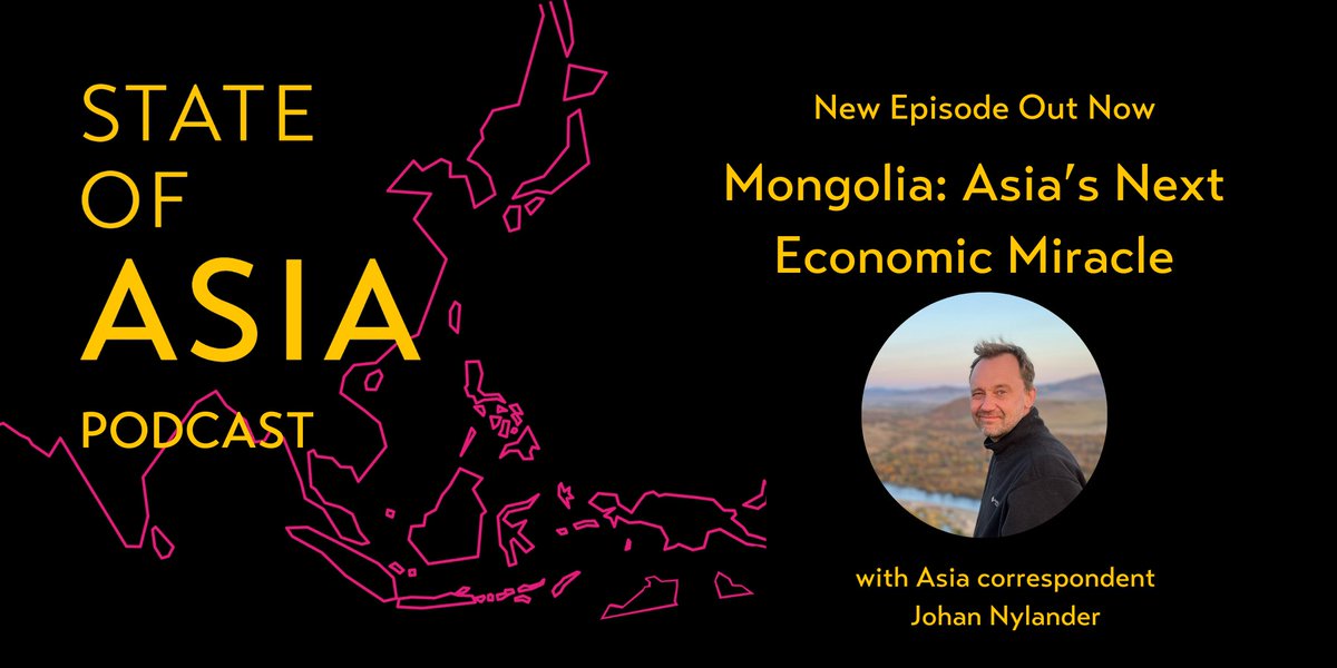 Mongolia could very well be the next Asian economic miracle. 🇲🇳📈 Discover why with the new episode of our podcast STATE OF ASIA with @johannylander. Tune in now on your favorite podcast app or on YouTube! 🎧asiasociety.org/switzerland/st…