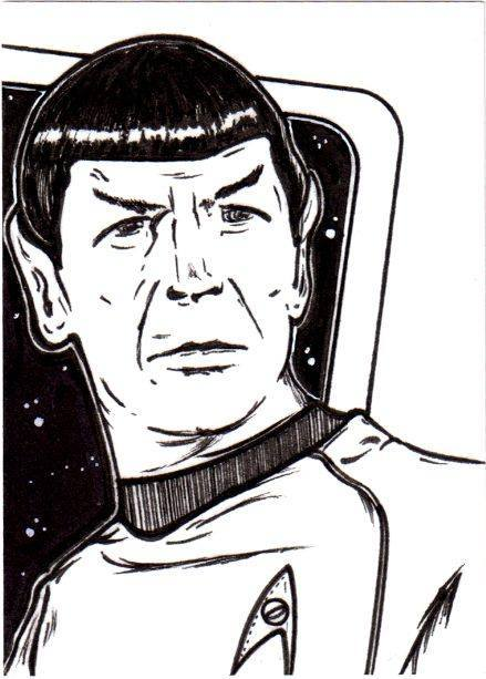 Today, March 26 is the birthday of Star Trek legend Leonard Nimoy ! Love long and prosper my friends !
I did this card for a children's charity many years ago ❤

#sketchcard #comics #StarTrek #spock #leonardnimoy