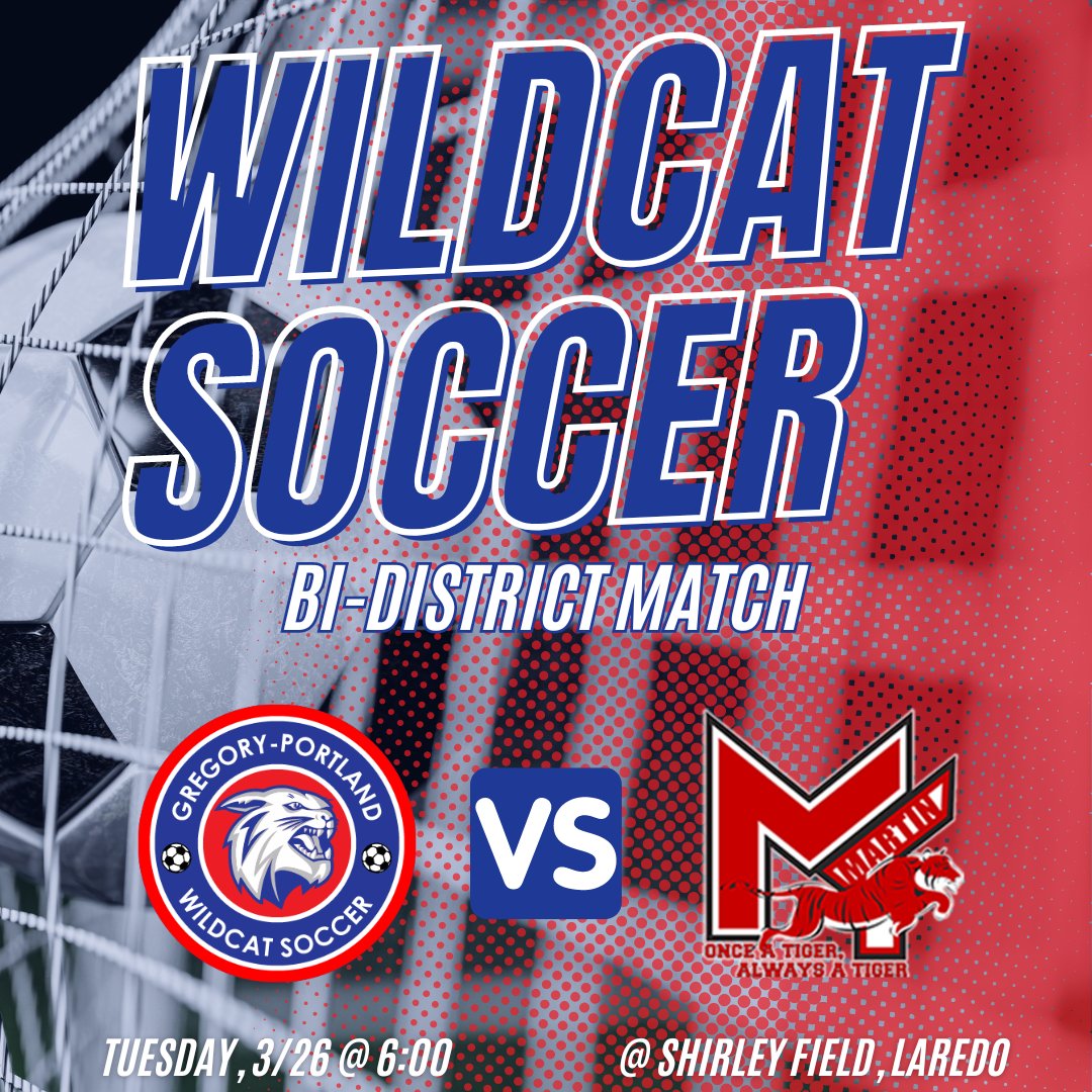 ⚽ Good luck to Wildcat Girls Soccer in their Bi-District match 🆚 Laredo Martin today‼ 
#goCatsgo 🔴⚪🔵