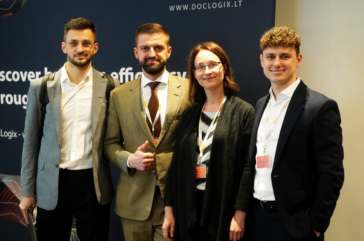 DocLogix's tweet image. 🌟Document management made easy🌟 With such tagline DocLogix invited its customers and partners to the annual event in Riga to educate, share experience and success stories, present the newest tech solutions: eSeal, AI language tech and long-term data accessibility and integrity.