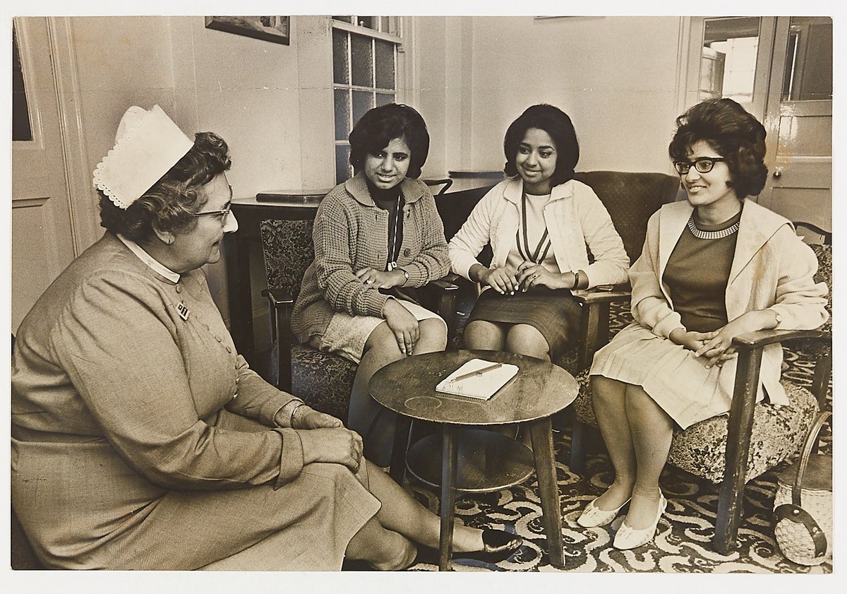 E & S Photo Archive (@esphotoarchive) on Twitter photo Salwa Yousef Saidi, Aida Othman Showalla & Fatoom Abdul Kader Hussein, from Yemen, were the 1st overseas nurses to come to Walsall Manor Hospital under a new scheme by the Ministry of Health in 1967. The photo shows them with Miss M. L. James. #HealthArchives #Archive30 <a href="/ARAScot/">ARA Scotland</a> Salwa Yousef Saidi, Aida Othman Showalla & Fatoom Abdul Kader Hussein, from Yemen, were the 1st overseas nurses to come to Walsall Manor Hospital under a new scheme by the Ministry of Health in 1967. The photo shows them with Miss M. L. James. #HealthArchives #Archive30 <a href="/ARAScot/">ARA Scotland</a>