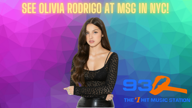 A LOCAL WINNER to see @oliviarodrigo? YES! She's bringing her #GUTSWorldTour to Madison Square Garden in New York City, & you and a guest could be at her show on Saturday, April 6th! Deadline midnight Thursday. Click here to enter -93q.com/2024/03/17/see… #msg #nyc #oliviarodrigo