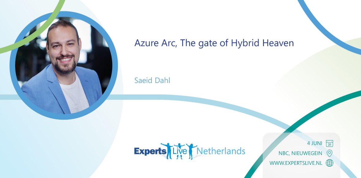 Happy to be part of @ExpertsLiveNL 2024. A great chance to meet you in person and talk and share about the gate of Hybrid Heaven.  😉 Can't wait to connect with you all!' 🌟🇳🇱💬 See you in Experts Live Netherlands! #azure #community #expertslivenetherland #azurearc