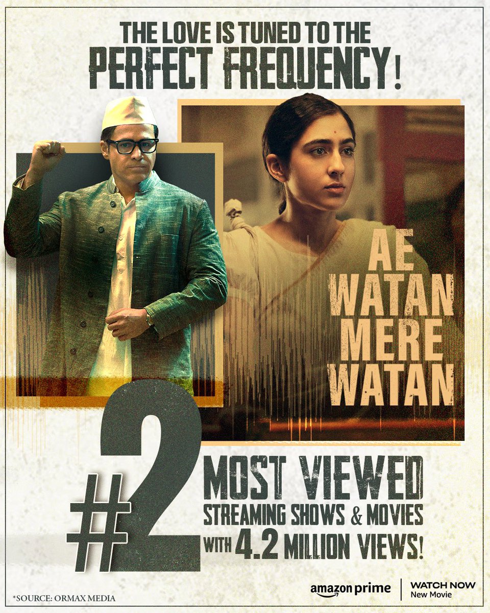 4.2 million views in 4 days. Thanks for all the love, because #AeWatanMereWatan is all about loving your Nations. For the Love and the Revolution. ❤️✊🏻