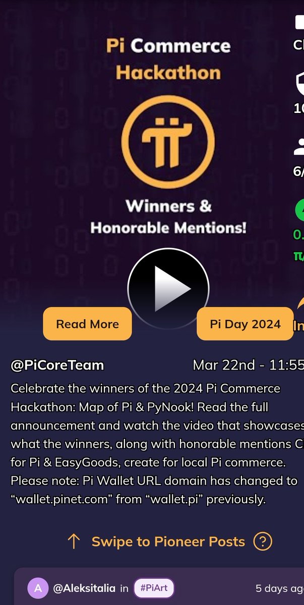 Google it, PI COIN getting stronger and stronger everyday 
I am sending you 1π! Pi, developed by Stanford PhDs, with over 47 million members worldwide. To claim your Pi, follow this link minepi.com/emikedegz17 and use my username (emikedegz17) as your invitation code.