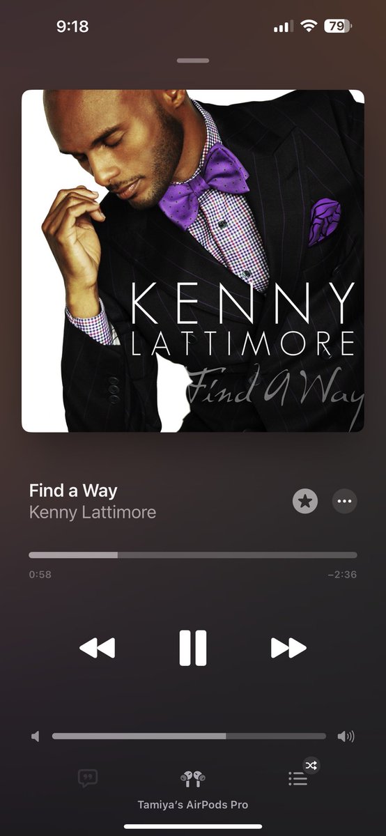 I think my husband needs to thank @kennylattimore! He used to play the song “Find A Way” when he would pick me up for our dates. He played it faithfullllyyyyyyyyy lol