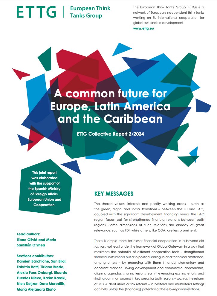 📢NEW @ettg_eu report! It aims at contributing to the debate on EU-LAC relations in the particular domains of finance for development, climate change and energy transition, and inequalities. IDDRI contributed to this report with a chapter on 'EU-LAC cooperation on climate change…