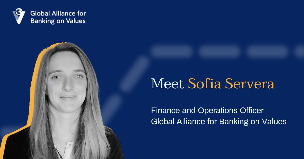 ✨ We are pleased to 𝐰𝐞𝐥𝐜𝐨𝐦𝐞 𝐒𝐨𝐟𝐢𝐚 𝐒𝐞𝐫𝐯𝐞𝐫𝐚 𝐭𝐨 𝐭𝐡𝐞 𝐭𝐞𝐚𝐦 as our new Finance and Operations Officer. ✨ Sofia aims to bring a fresh and bright perspective to the GABV while looking for creative ways to approach and drive meaningful change.