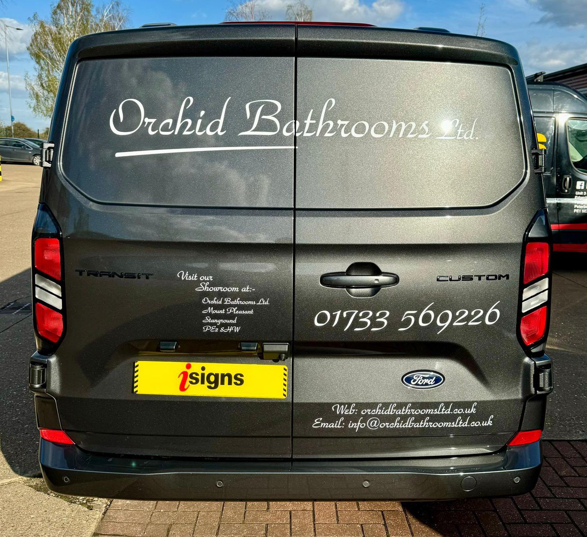Big thank you to <a href="/iSignsGroup/">iSignsGroup</a> for doing an amazing job of the sign writing on our new van and to <a href="/TCHarrisonFord/">T.C.Harrison Ford</a> Peterborough for keeping the <a href="/OrchidBathrooms/">Orchid Bathrooms Ltd</a> vans up to date. #bathrooms #peterborough #cambs