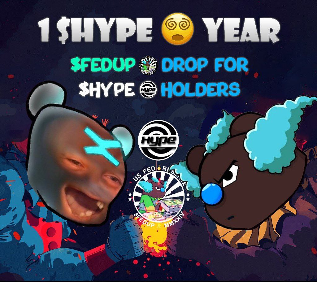 SuperRare_Bears's tweet photo. #MultiversX fam, remember the $FEDUP drop for $HYPE Holders. 

Well, all those that filled in the form with #solana address have just been dropped by the 🤡 

@PulsarTransfer send 1000000 HYPE to 100 reactions 

100 of you! Just under half a trillion $FEDUP distributed 

Congratulations! 🤡

Trade $FEDUP here

https://t.co/uRlAqGK4Ki

#crosschain #memecoin #airdrop #degen