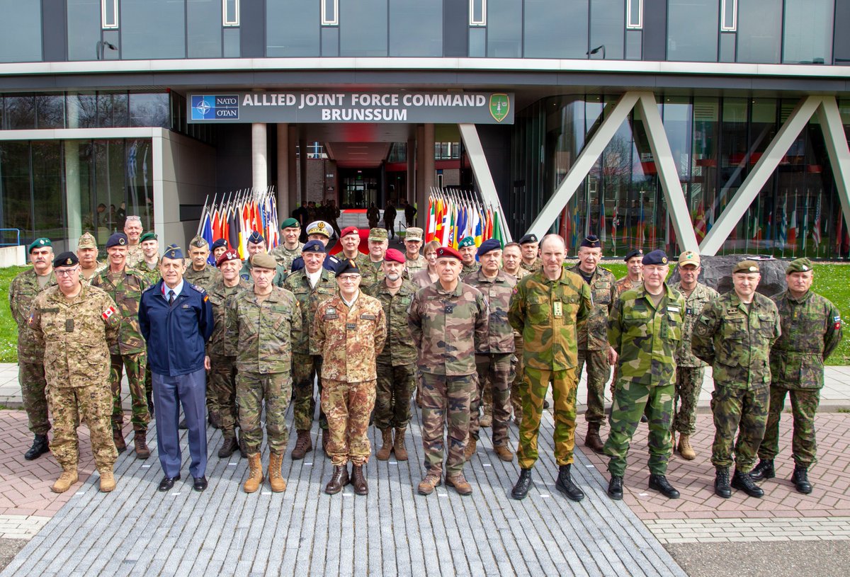 #HappeningNow The leadership of NATO commands within JFCBS's area of responsibility are visiting JFCBS for seminal Commanders Conference. #WeAreNATO | #StrongerTogether