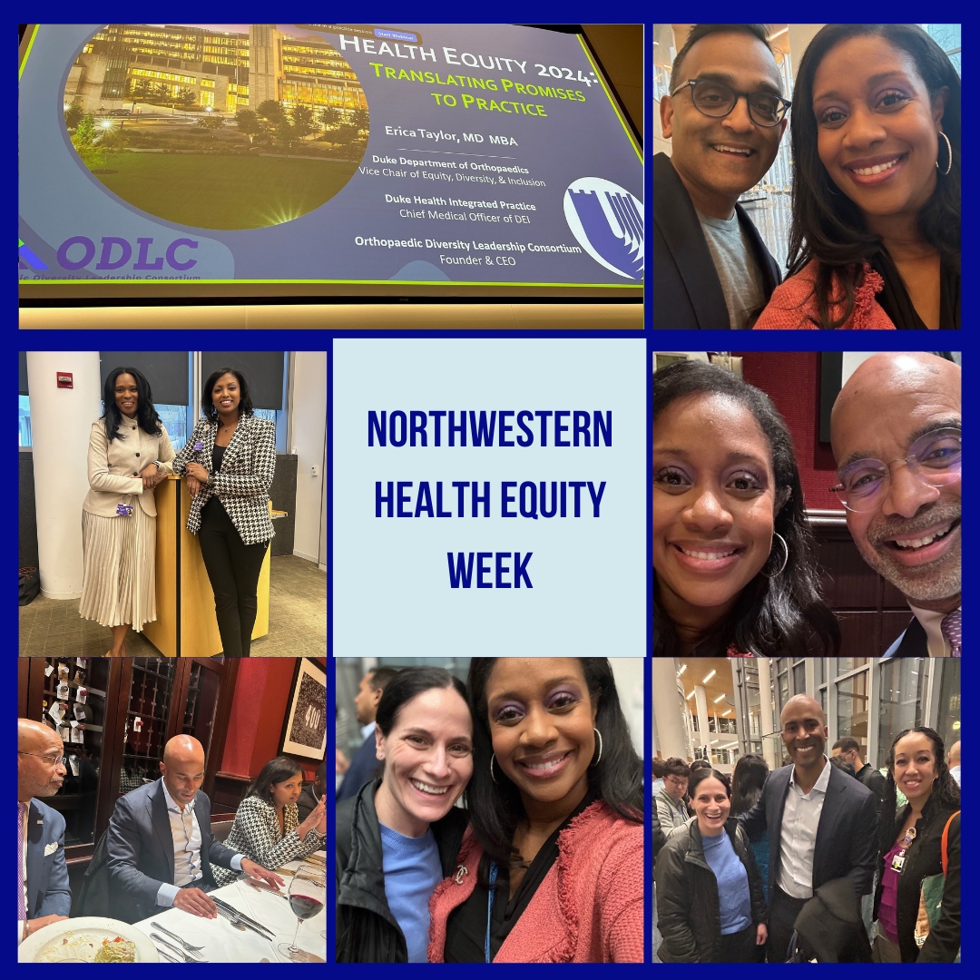 I had the GREATEST time in Chicago at Northwestern to kick off their annual Health Equity Week. Boss surgeon Linda Suleiman and her team were amazing hosts, and I felt like part of the NW family the entire time. #diversityequityinclusion #passionandpurpose #leadership