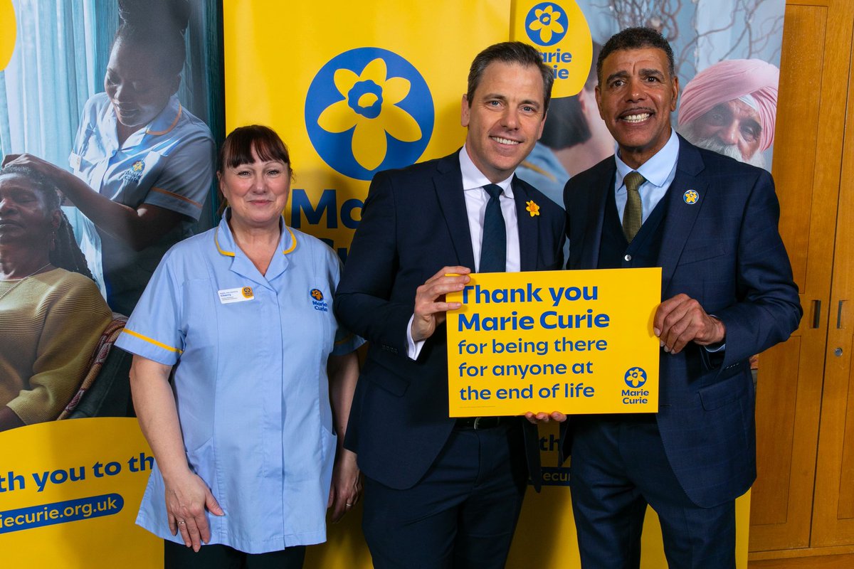 I’m supporting @MarieCurieUK 's #GreatDaffodilAppeal this month alongside @chris_kammy. They provide vital care and support to people at the end of their lives. To help them continue their incredible work please consider donating at: mariecurie.org.uk/daffodil.