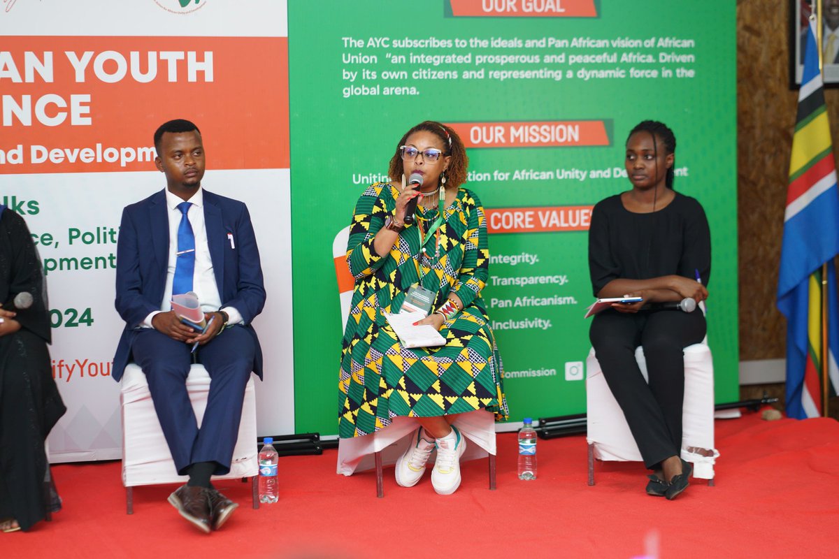 @MargaretKiogora @AYCommission @PYU_UPJ @nimomaureen1 @johnrithaa @NataliMukundane @kantai_ole While speaking at the forum,Ms. @nimomaureen1 shared insights on NYC's initiatives aimed at advancing the Youth,Peace and Security Agenda such as the Kerio Peace Campaign aimed to restore peace in Kerio Valley, sports tournaments promoting peace and cultural festivals.