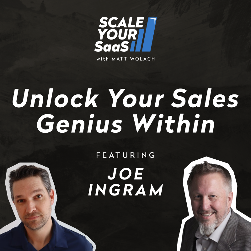Scale_Your_SaaS's tweet photo. Join Matt and Joe Ingram, CEO of Ingram Interactive, as they dive deep into why sales is more than numbers - it's about forging meaningful connections.

Don't miss out on valuable insights into the art &amp; science of salesmanship.

#ScaleYourSaaS https://t.co/TGVuYCFIrg