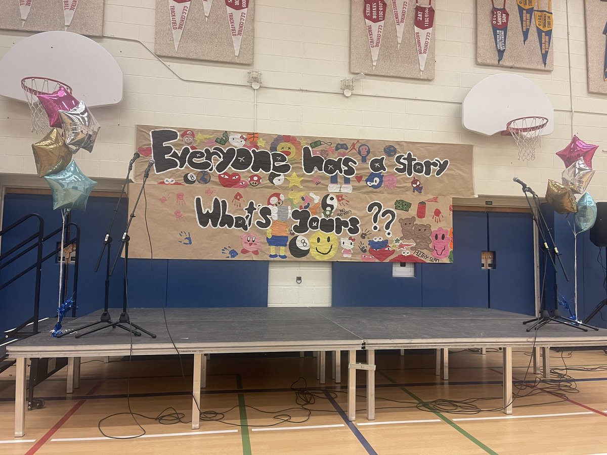 Central Schools are ready for Poetry Slam quarter finals! Thank you for hosting <a href="/CHPSYRDSB/">Crosby Heights P.S.</a> <a href="/MingHuang_OCT/">Ming Huang 黃建銘</a> <a href="/YvonneKellyCRF/">Yvonne Kelly</a>  <a href="/YRDSB/">York Region DSB</a> <a href="/yrdsbinclusion/">ISCS YRDSB 🏳️‍🌈</a> 
#everyonehasastory #whatsyours