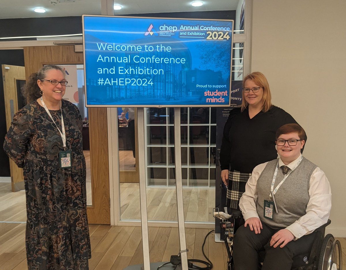 Had a fab couple of days with colleagues at #ahep2024 finding out about developments in the HE sector and making some great connections!