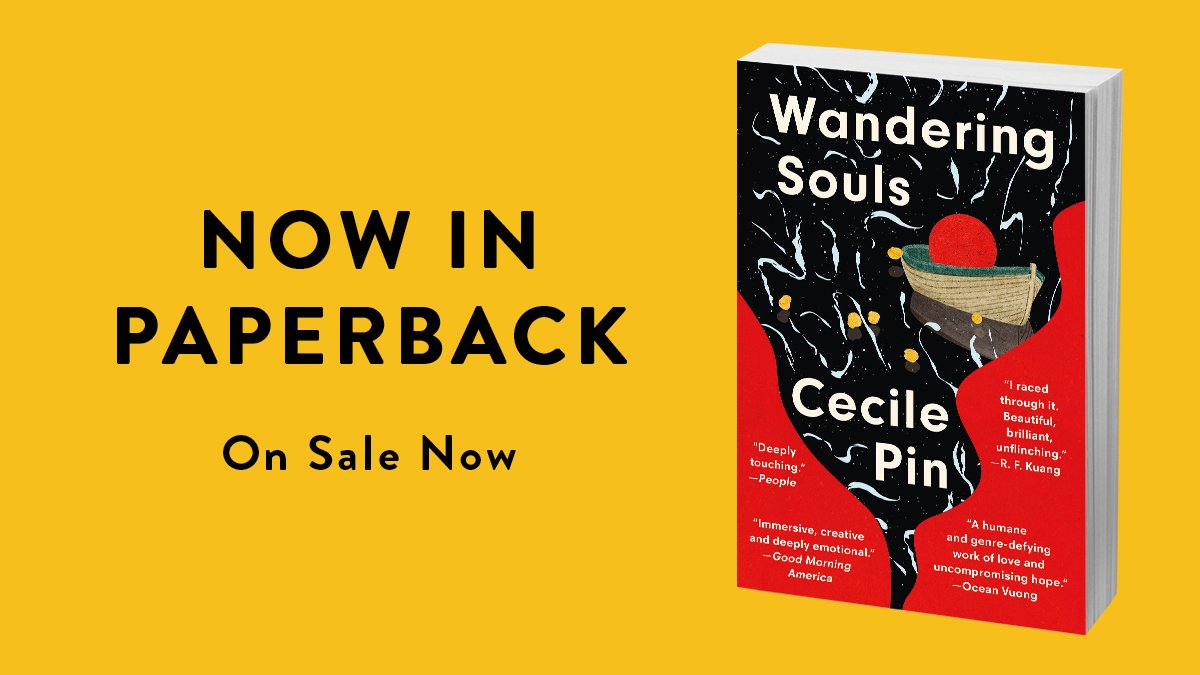 WANDERING SOULS by @CecilekvPin is now in paperback! Capturing the lives of a family marked by loss, their pursuit for a better future is poetic, heartbreaking, and a celebration of human spirit. Grab your copy here: bit.ly/49Q5Zio