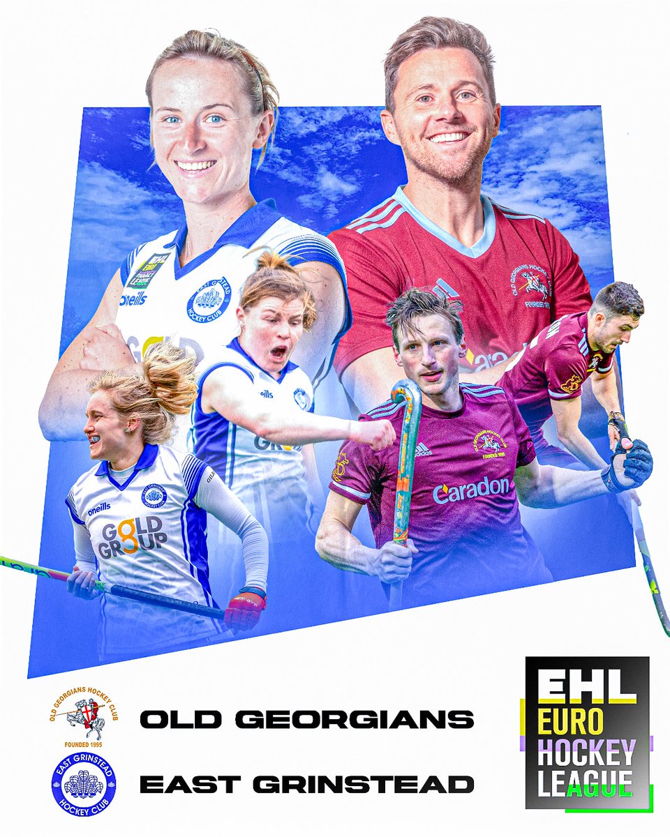 Good luck to both East Grinstead 🔵 and Old Georgians 🔴 as they both head out to compete in the EHL Finals 🏆 🏆 🏆 Check them out in the Final 8 Live on TNT Sports this week!