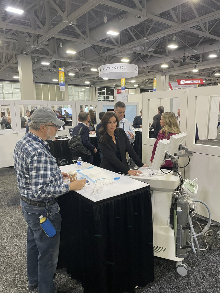 ellenshenderson's tweet photo. Another day of getting Hands On with the NeuWave Microwave Ablation System ! Thank you to our Strategic System Lead Brooke Inman for showing the system to customers today ! #SIR24SLC @Ethicon #neuwave #microwaveablation https://t.co/jX09bashzY