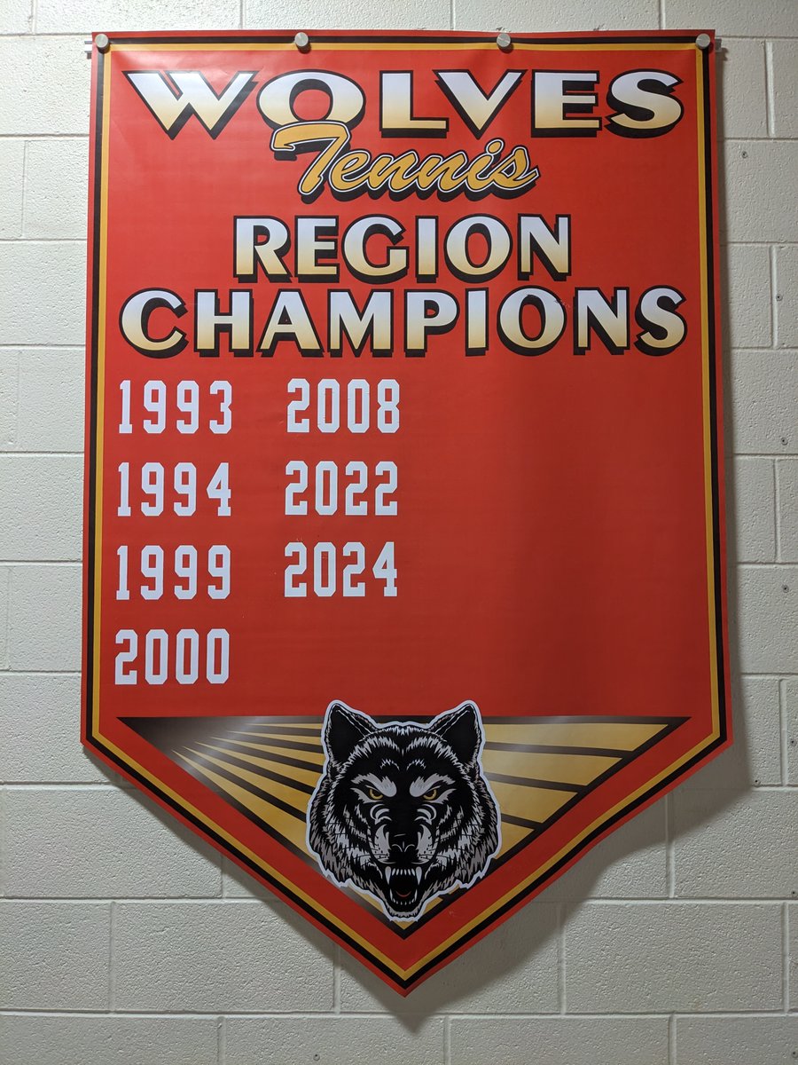 One of my FAVORITE things to do as an AD - update the championship banners! Great job, boys! Go win state!