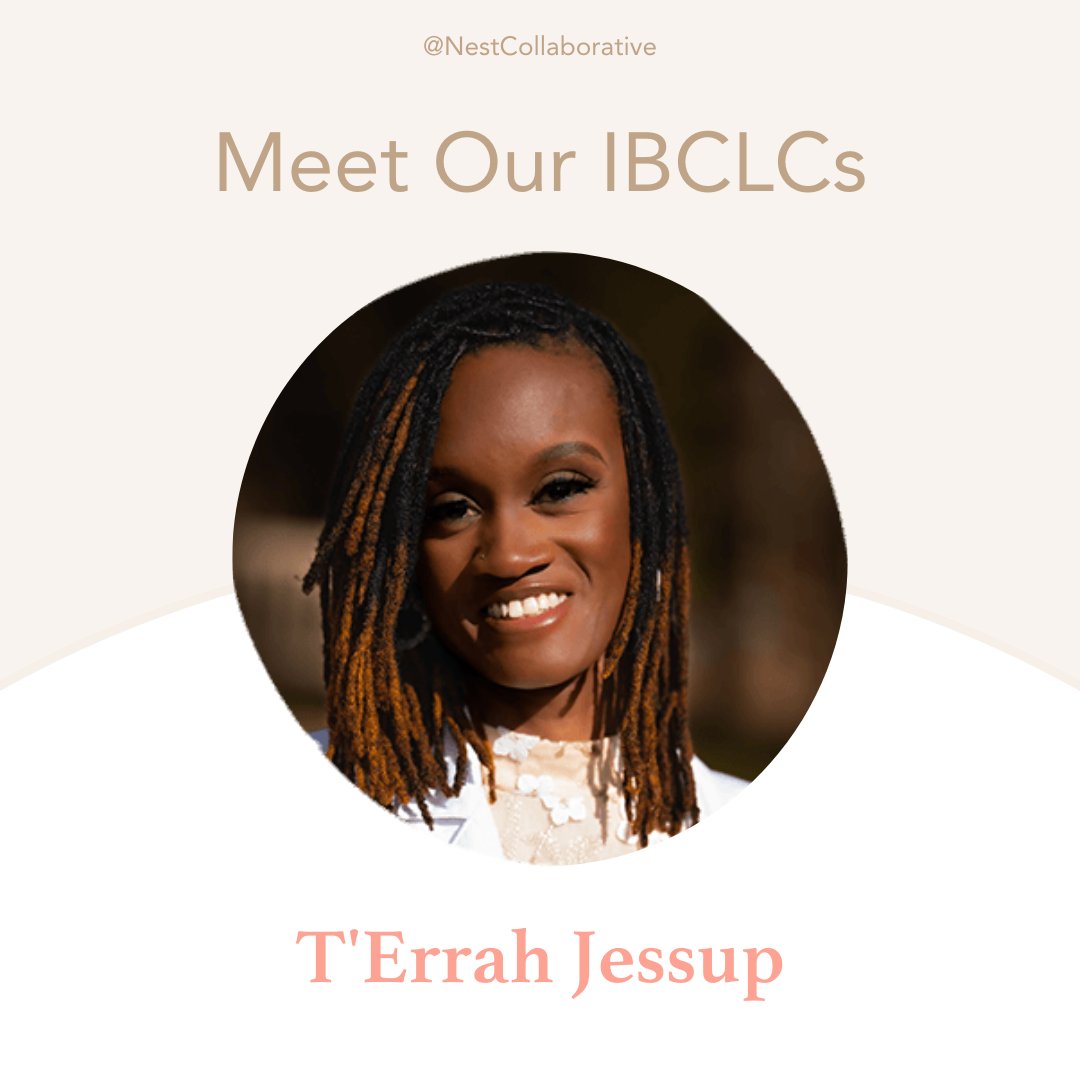 ⭐️Meet our IBCLCs ⭐️

We asked T'Errah Jessup, IBCLC about her role as a lactation consultant:

Why did you become an IBCLC? 
"To break barriers within human milk feeding and to fulfill my calling to educate, promote, support and empower families."
