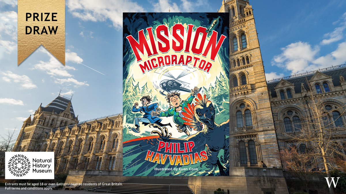 To celebrate @PhilipKavvadias' brilliantly funny, action adventure Mission Microraptor we're giving away tickets to Dino Snores for Kids at the @NHM_London! Explore the Museum by torchlight & dig deeper with a museum scientist! Preorder to enter: bit.ly/497IIYd