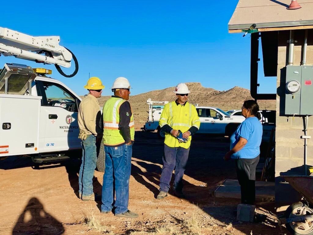 So, thanks to President Biden’s Infrastructure Bill, remote locations on the Navajo Nation Reservation will be receiving electricity for the first time — ever. Also, water treatment devices are being developed to help the tribe access clean running water. After decades without.