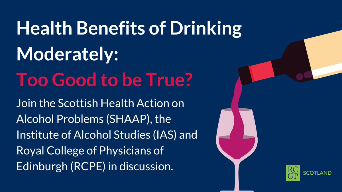 Join the discussion with @SHAAPAlcohol, @InstAlcStudand @RCPEdin on Wednesday 17 April 6pm, online or at the Royal College of Physicians of Edinburgh. To learn more, click here🔽🔽 eventbrite.co.uk/e/health-benef…