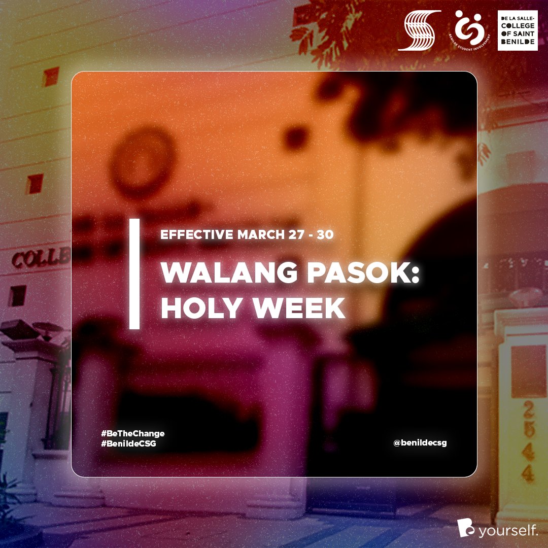Benilde Central Student Government tweet media