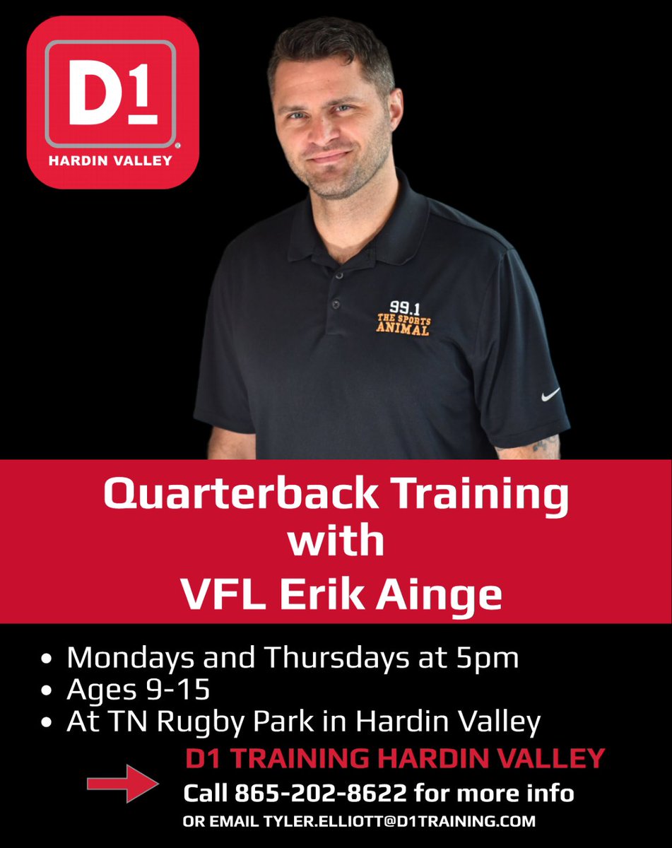 Great training opportunity at D1 with @ErikAinge3