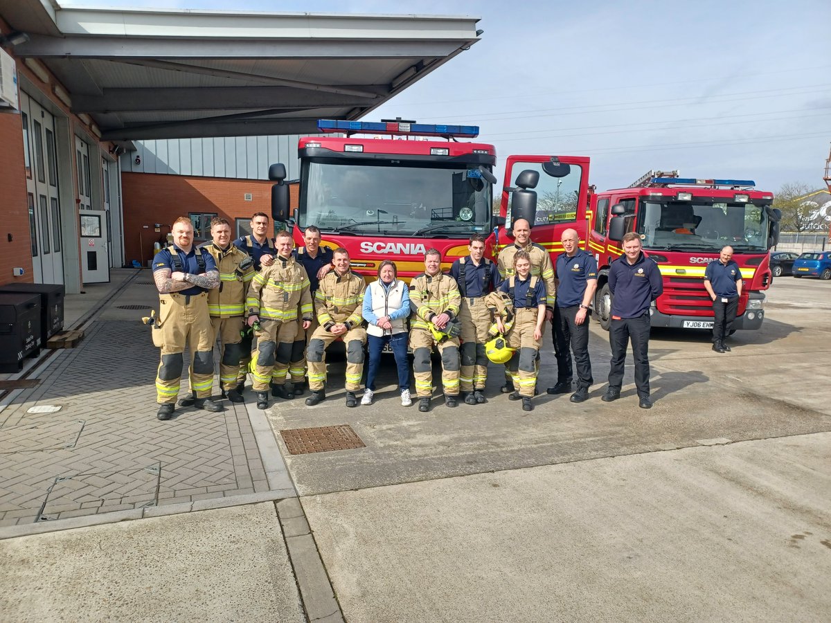 What a #great #day with #Humberside #Fire and #Rescue #thank you for your time today which has given me an insight to how varied the work of #humberside #Fire and #Rescue is #Visited #Clough #Road #Bransholme and #Central #Thank you to #everyone . A truly special #day