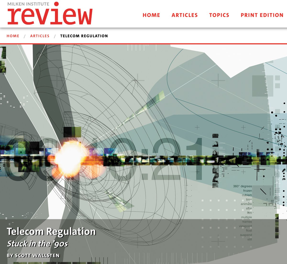 ICYMI! TPI's Scott Wallsten writes about satellite competition: 'Yet, despite game-changing improvements in technology, broadband policy remains frozen in time,' @elonmusk @spacex @starlink #starlink #spacex --> milkenreview.org/articles/telec…