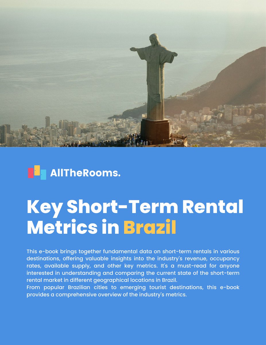 🏡 Ready to maximize your property's potential as a Short-Term Rental in Brazil?
.
Discover key metrics for success. Don't miss out! Claim your FREE ebook now: hubs.ly/Q02qMv5s0
.
#ShortTermRentals #Brazil