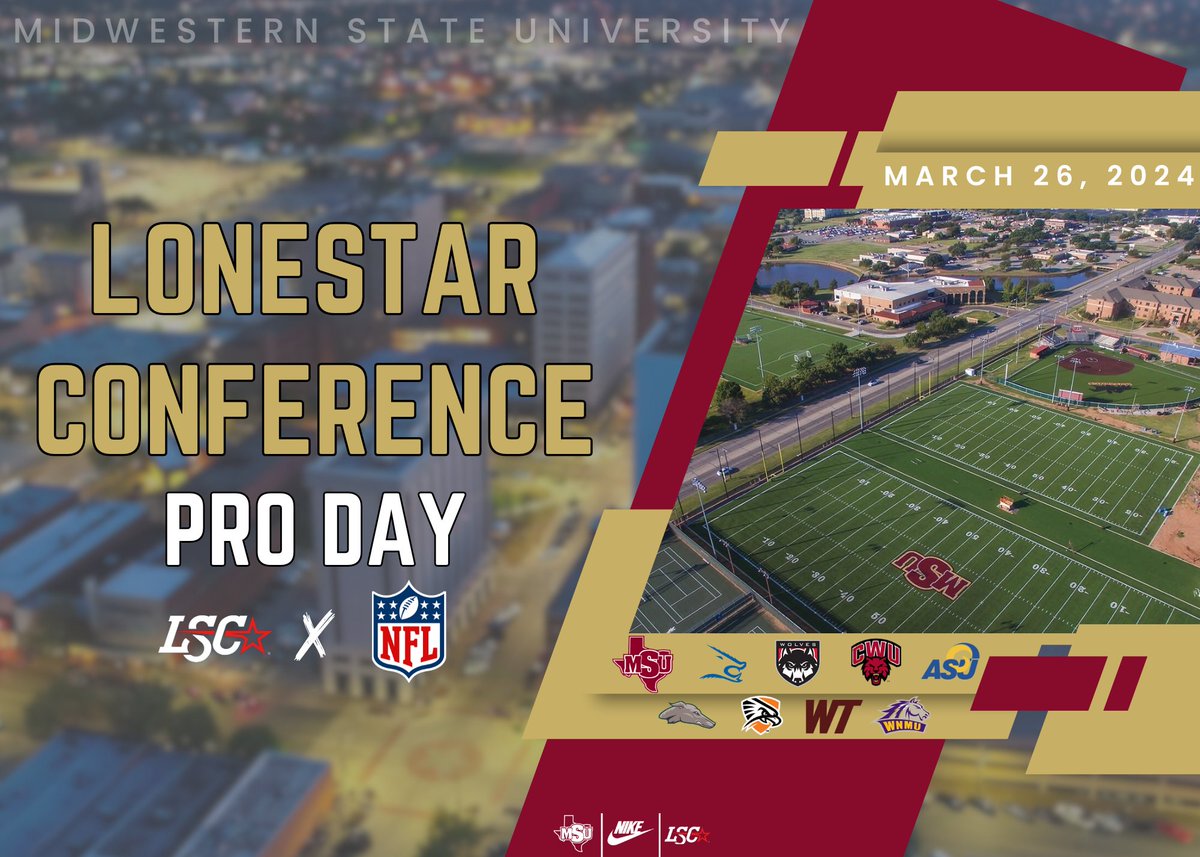 Today in Falls Town ‼️ Lone Star Conference Pro Day , 3 p.m.👀