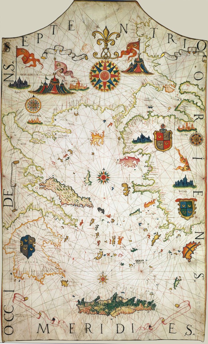 Ege Denizi, 1624. -Alvise Gramolin. 🔎 kartostat.com/ege1624/