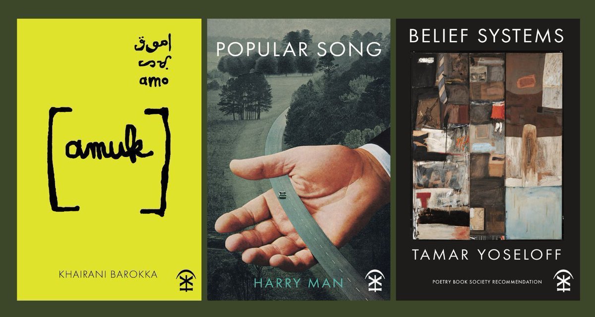 These springtime titles are all available to pre-order, so line up your copies of our upcoming #poetry collections, with exciting new writing from @mailbykite @HarryManTweets & @TamarYoseloff 📦 buff.ly/3weZ8g6