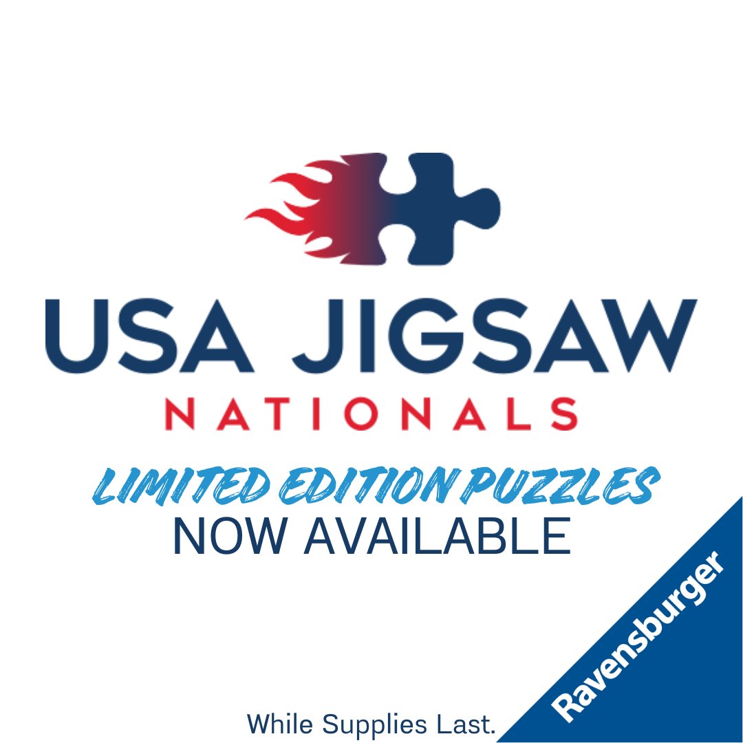 😍🧩All NINE limited edition USA Jigsaw Nationals 2024 puzzles are available now on Ravensburger.com! While supplies last. rav.wiki/LtdEditionUSAJ… (Thank you so much for your patience as we get all the links live)