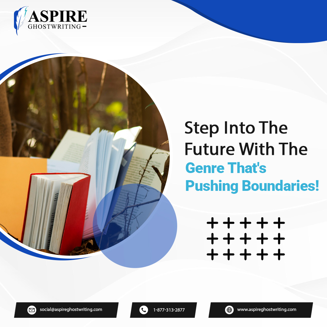 Science fiction opens the world to an imaginative future! Let's write your sci-fi adventure that amazes your audience.

#aspireghostwriting #lineediting #writingstyle #bookmarketing #bookpublishing #bookwriting #scifi