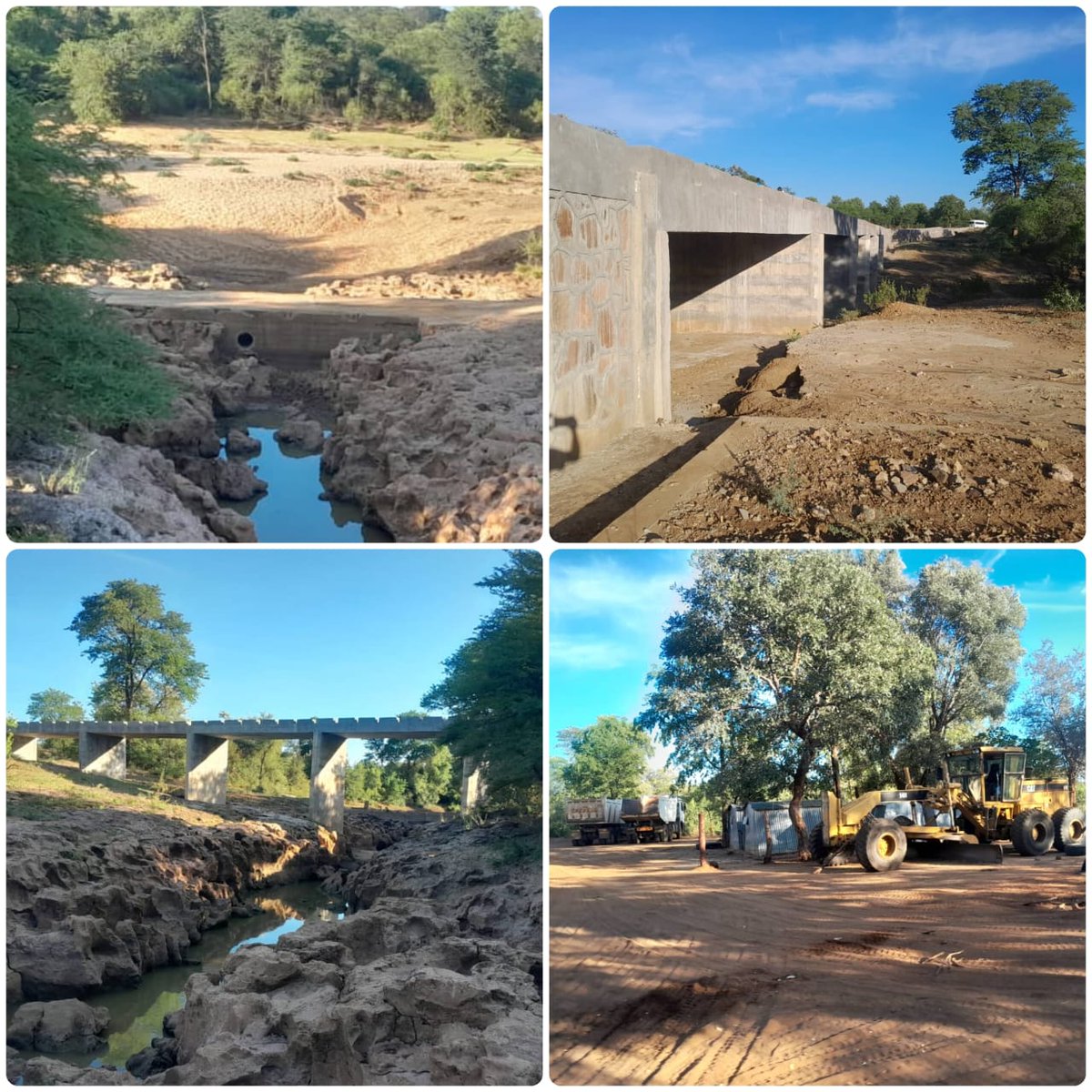 Here is the old 20m Somgolo bridge, in Lupane District, which was uncrossable during many rain seasons. It restricted locals' smooth movement. The new 300m bridge will bring this misery to an end.