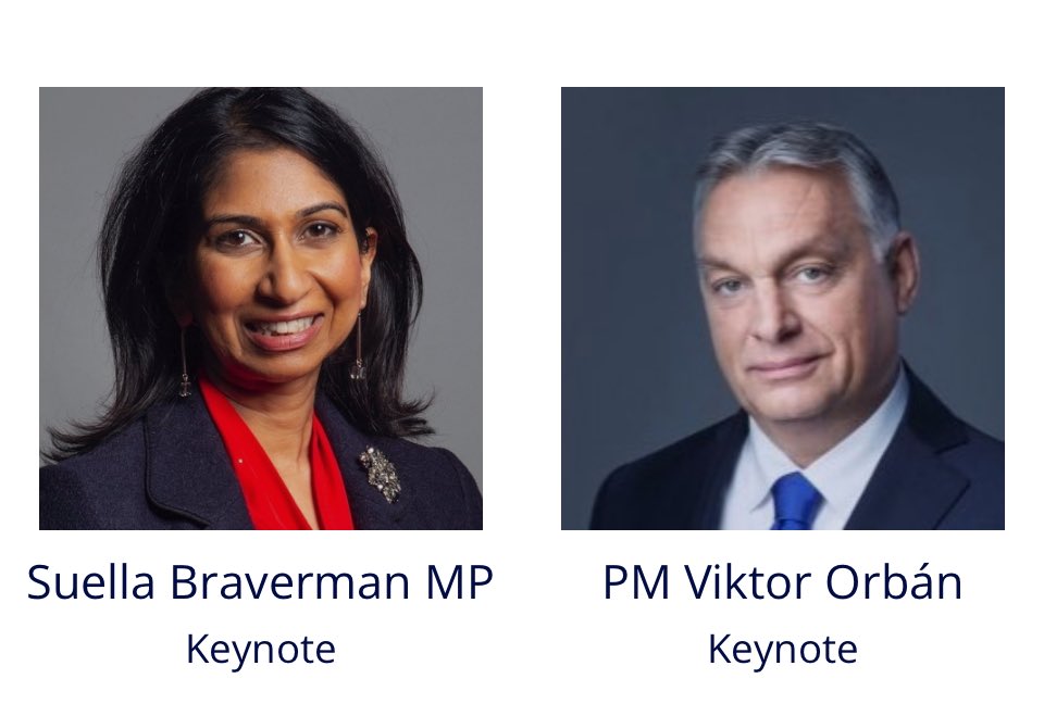 Former Home Secretary Suella Braverman to share a platform with Viktor Orban at the next National Conservativism Conference in April
