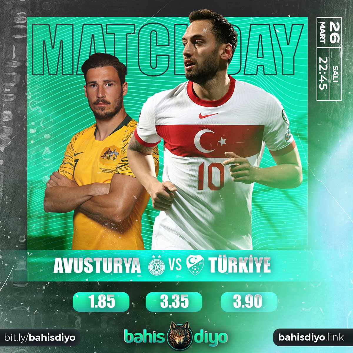 BahisDiyo's tweet photo. ♻️ Hazırlık Maçları heyecanı kaldığı yerden devam ediyor!

✅ Günün Maçı: Avusturya🆚Türkiye

⛳️ Güncel Giriş: https://t.co/OmGL5OmLg1

#bahisdiyo #bahisdiyogiriş #bahisdiyogüncel https://t.co/7BI1JiEfjJ